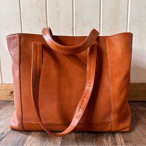 Noonday leather tote